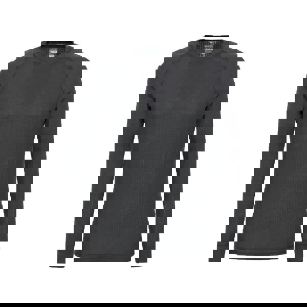 Mountain Warehouse Mens Talus Round Neck Long-Sleeved Thermal Top - Charcoal