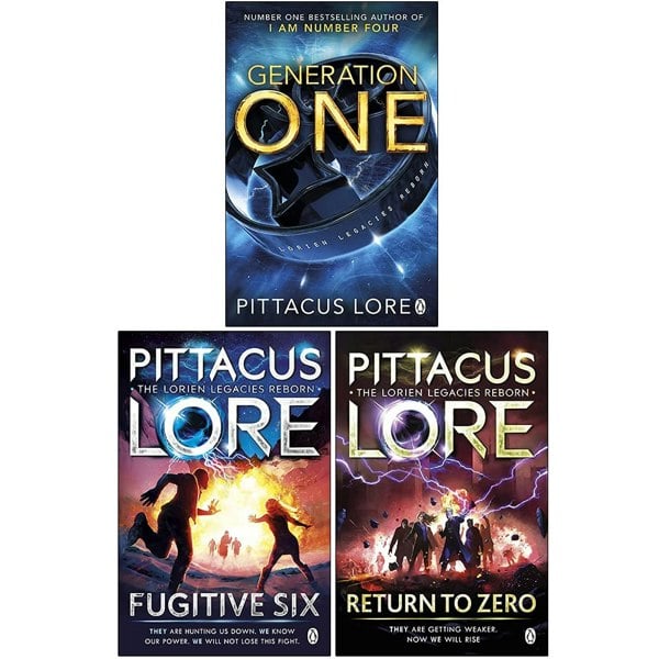 Penguin Lorien Legacies Reborn Series 3 Books Collection Set By Pittacus Lore