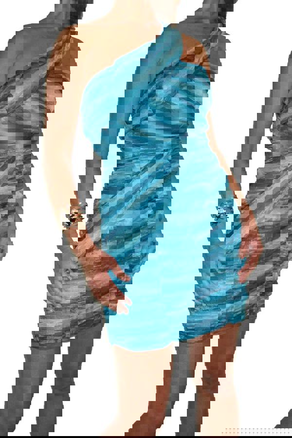 Paulo Due Women's Chiffon Bodycon Mini Dress