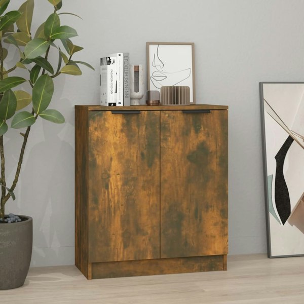 Berkfield Sideboard Smoked Oak 60x30x70 cm Engineered Wood