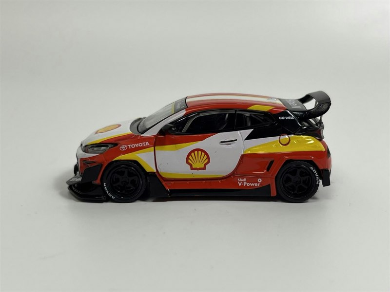 Pop Race Toyota Pandem GR Yaris Shell 1:64 Scale PR640039