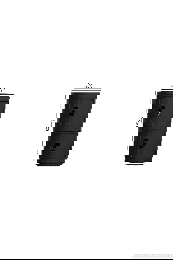 Living and Home Multi-Tiered Plastic Storage Drawer Unit