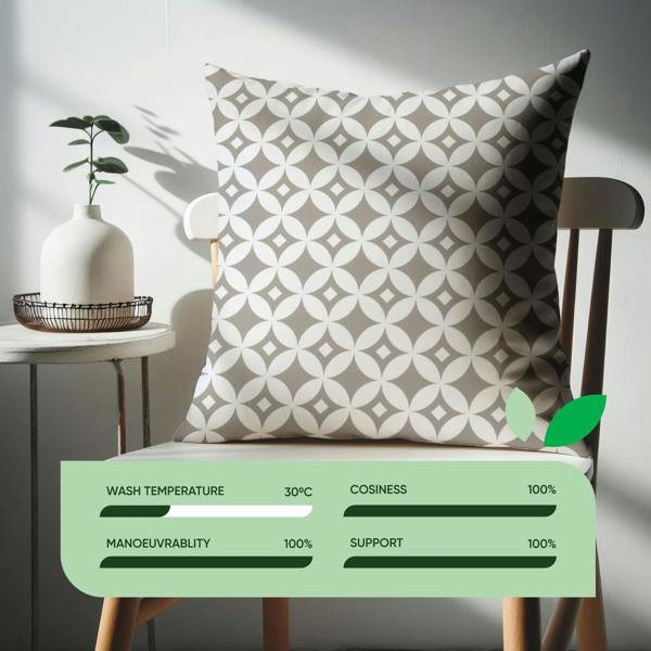 Gardenwize Pair of Outdoor Scatter Cushions – Diamond Design