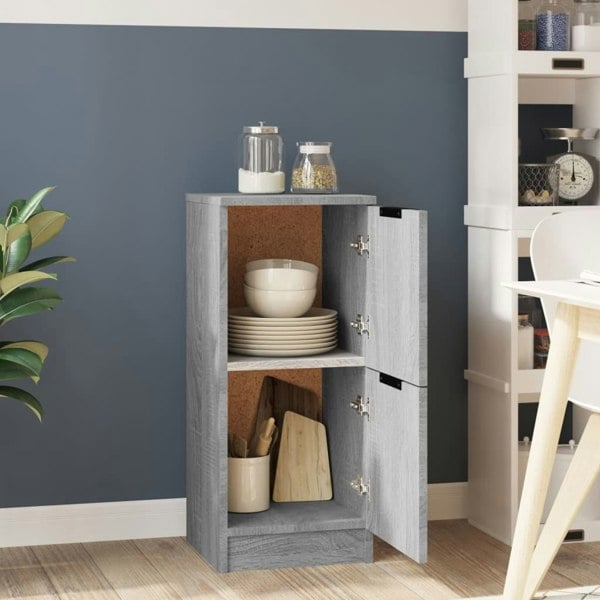 Berkfield Sideboard Grey Sonoma 30x30x70 cm Engineered Wood