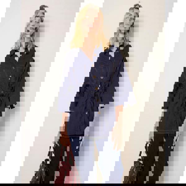 Blue Vanilla Denim Shirt Jacket