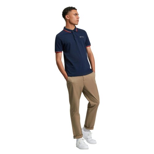 Ben Sherman Mens Signature Pique Polo Shirt - Dark Navy