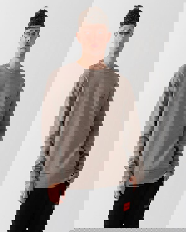 BOSS Green Salbo Mirror Mens Sweatshirt - Light/Pastel Green 334