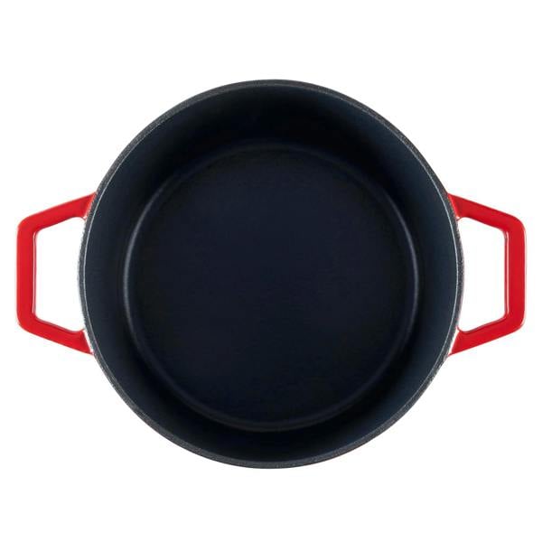 Cooks Professional 20cm Cast Iron Casserole | Red