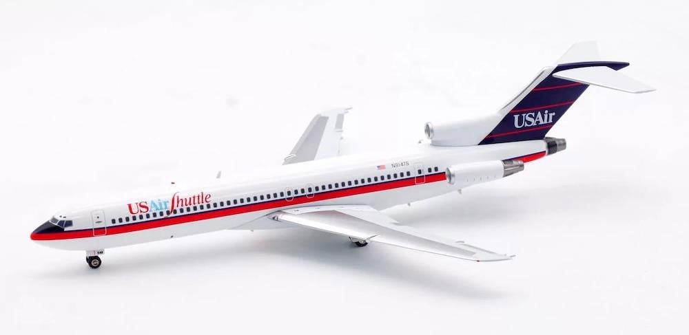 InFlight200 Usair Shuttle 727-200 N914TS With Stand 1:200 Scale Inflight200 IF722US1124