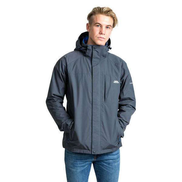 Trespass Mens Edwards II Waterproof Jacket - Carbon - 