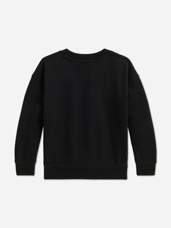 Ralph Lauren Kids Ralph Lauren Girls Polo Bear Family Sweatshirt in Black
