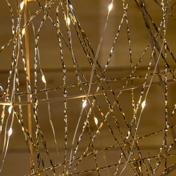 Samuel Alexander 1m Light up Gold Twist Christmas Reindeer Family Set with 310 Warm White LEDs