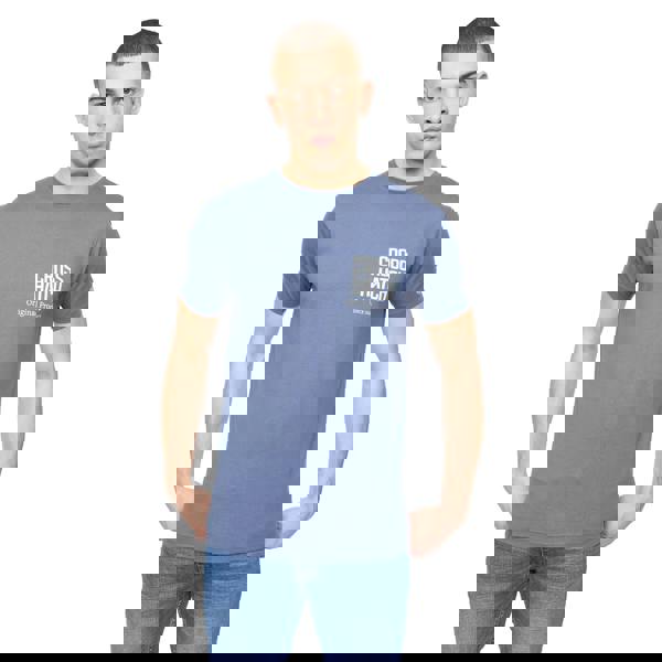 Crosshatch Mens Hoogan T-Shirt - Blue - 