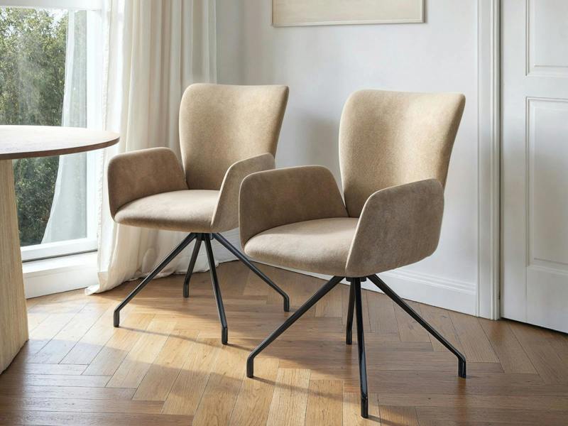 SOLACE+CO Elin Dining Table with 4 Kora Chairs Set