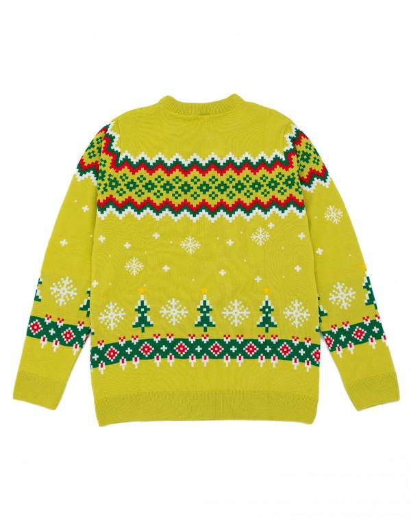 The Grinch Unisex Green The Grinch In Santa Hat Christmas Jumper