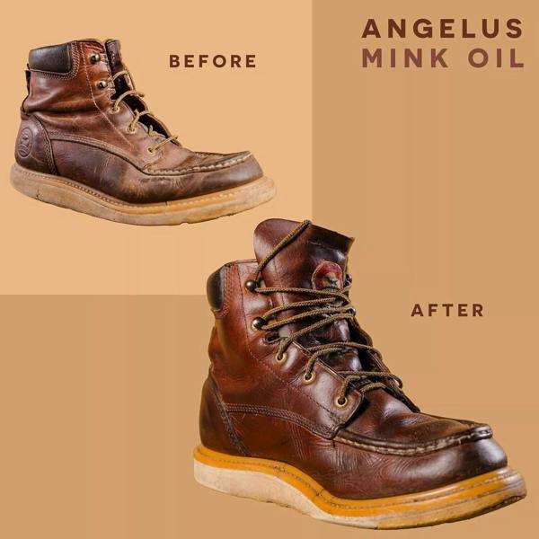 Angelus Mink Oil Spray - Easy Leather Conditioning & Waterproofing 5.5oz