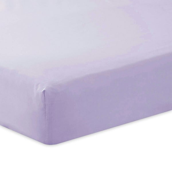 Martex Charlotte Thomas Poetry Plain Dye Single Fitted Sheet - Aubergine - 90 x 190cm