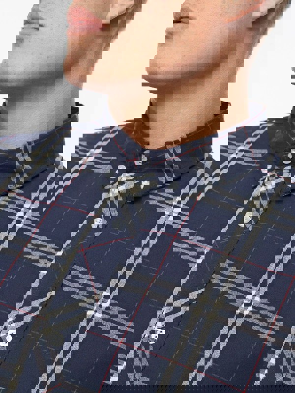 Bewley & Ritch Buford Shirt Navy Check