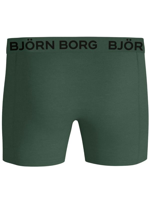Bjorn Borg 3-Pack Flower Print Boxer Briefs, Blue/Green