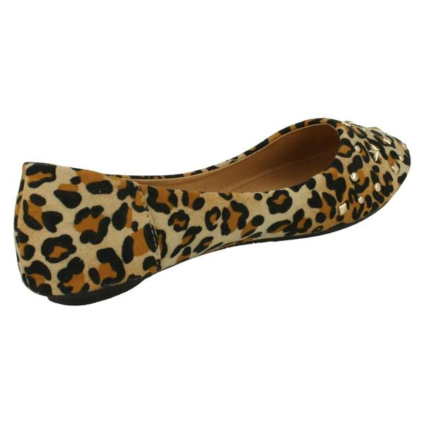 Spot On Girls Spot On Studded Ballerina Flats