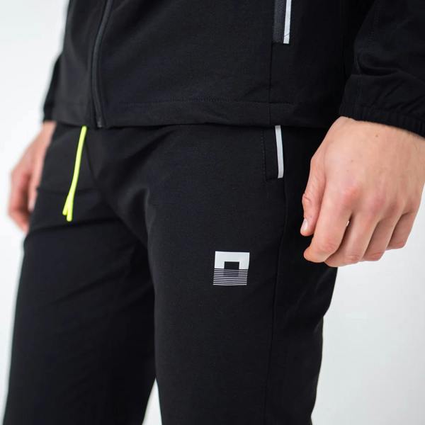 REFLECT Woven Capsule Track Pant Black