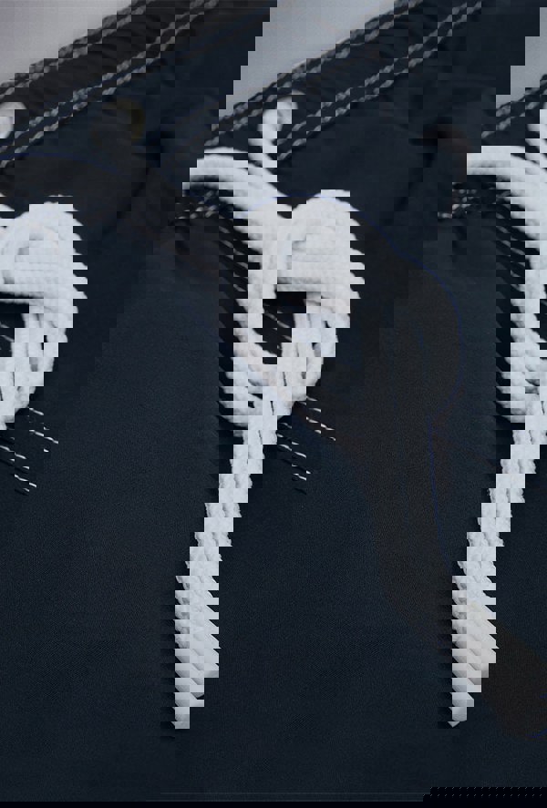 Paul & Shark Men's Colour Block Swim Shorts with Print - Navy