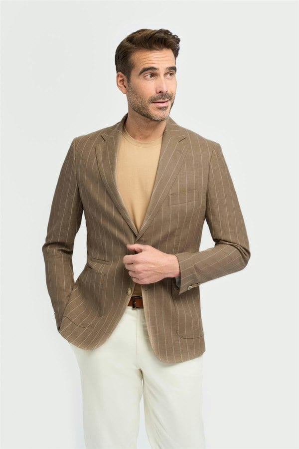 House of Cavani Piero Sand Blazer