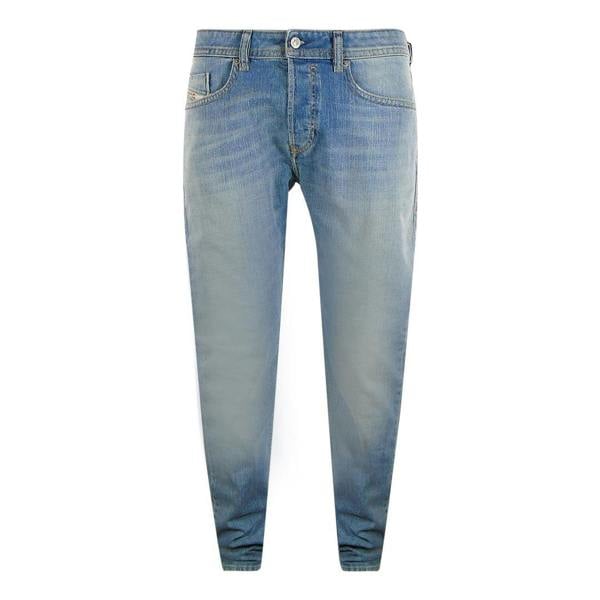 Diesel Mens Buster-X Denim Jeans - Light Blue - 