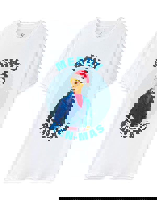 Barbie Mens White Ken Merry Kenmas Short Sleeved T-Shirt