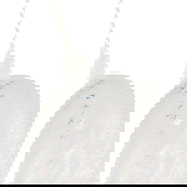 Modern Opal White Snowflake 25cm Glass Pendant Ceiling Lighting Shade Image 3