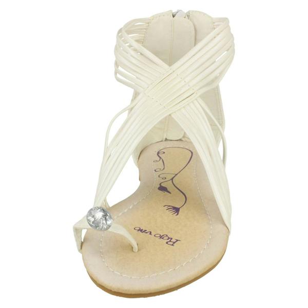 Girls Rojo Vivo Flat Strappy Toeloop Sandal