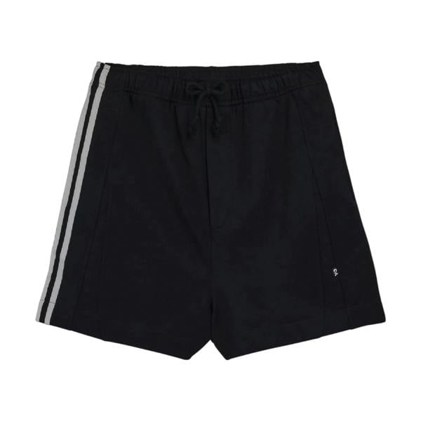 Y-3 Mens French Terry 3 Stripes Shorts - Black - 