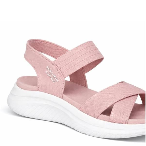 Skechers ULTRA FLEX 3.0 Ankle Strap Sandals Sandals   in  Pink