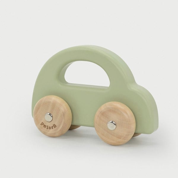 Polar B Wooden Car Green