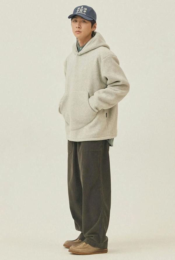 Kappy Design One Tuck Fatigue Corduroy Pants
