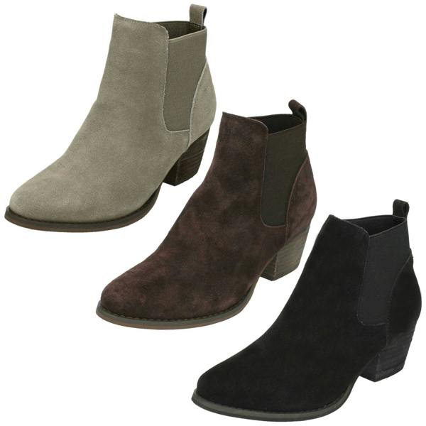 Down to Earth Ladies Down To Earth Mid Heel Ankle Boots