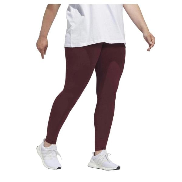 Adidas Womens/Ladies Fitted Leggings - Red - 