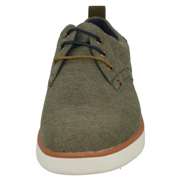 Hush Puppies Mens Hush Puppies Lightweight Canvas Shoes Sandy Lace Up