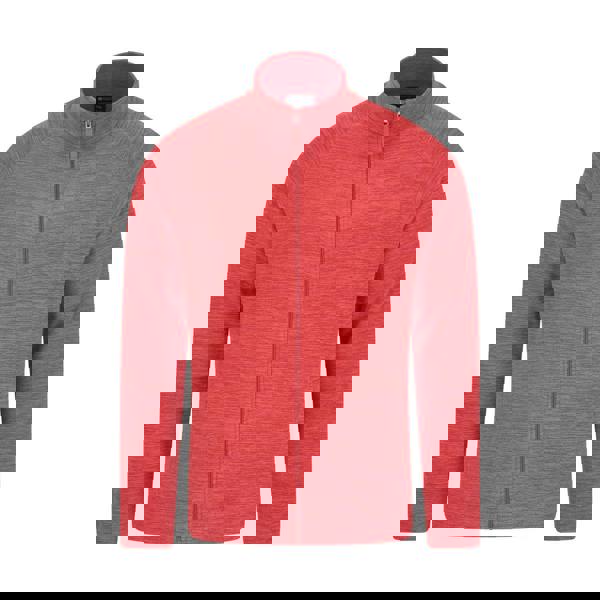 Mountain Warehouse Mens Snowdon II Full Zip Fleece Jacket - Dark Red