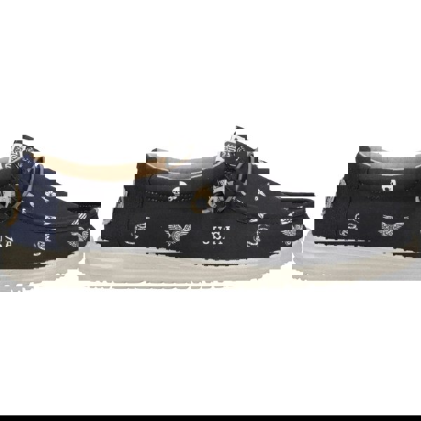 HEYDUDE Wally Stars n Skulls Shoes - Black