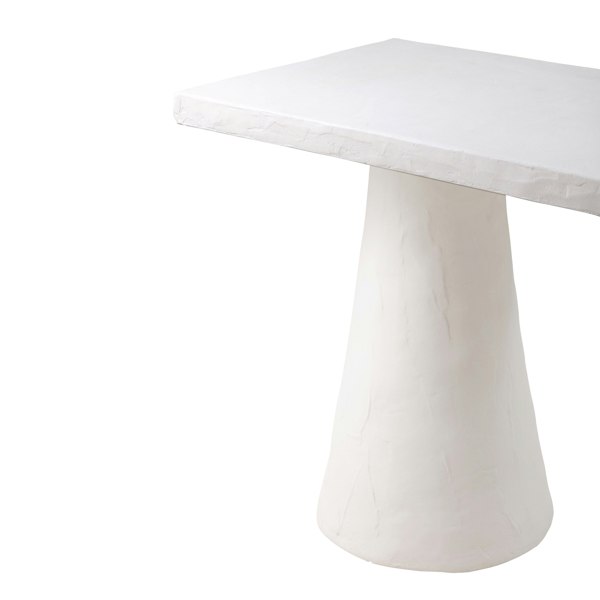 Furniture Edit Dayana Plaster Desk Console