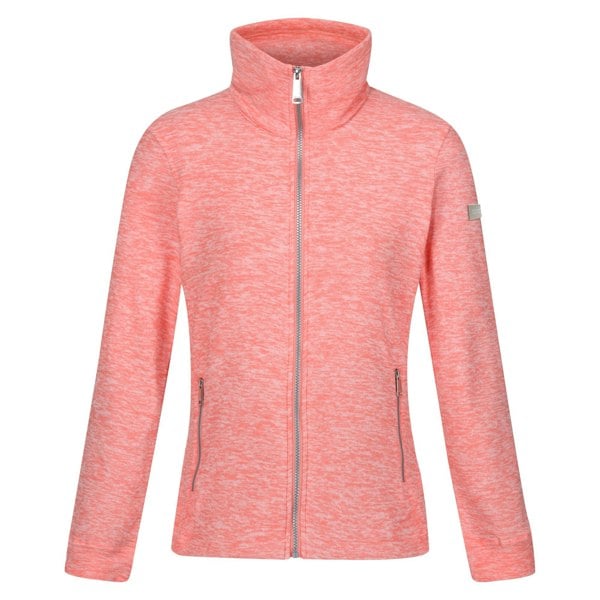 Regatta Women's Azaelia Marl Full Zip Fleece Jacket - Shell Pink