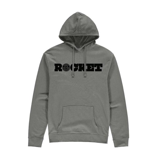 Rocket Retro Hoodie - Dark Grey