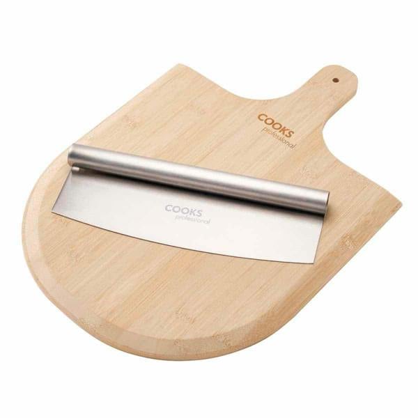Cooks Professional Pizza Board and Cutter Set