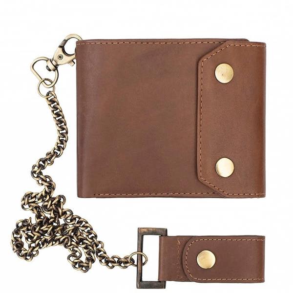 PRIMEHIDE Biker Bifold Wallet With Chain - Mad Max