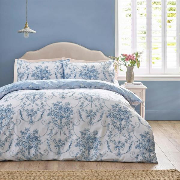 Antoinette Blue Duvet Cover Set