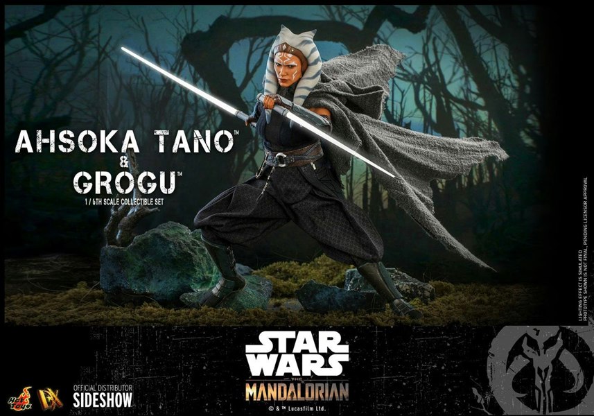 Hot Toys Ahsoka Tano and Grogu The Mandalorian Collectible Set 1:6 Scale Hot Toys 908145