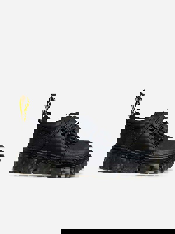 Dr Martens Boys Raffe Leather Strap Shoes in Black