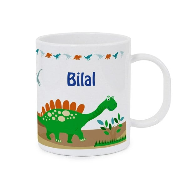 Personalised Memento Company Personalised Dinosaur Plastic Mug