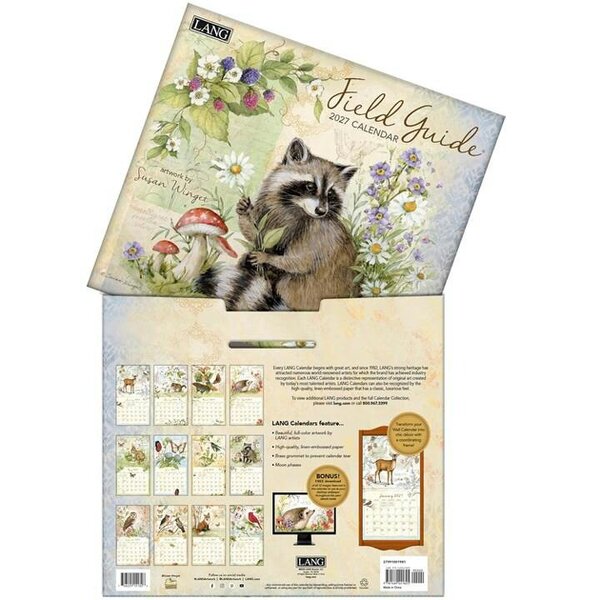 Susan Winget, Field Guide Deluxe Calendar 2027, Deluxe Calendars, Month To View, Lifestyle, Gift